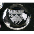 Dome Magnifier Crystal Paperweight (3")